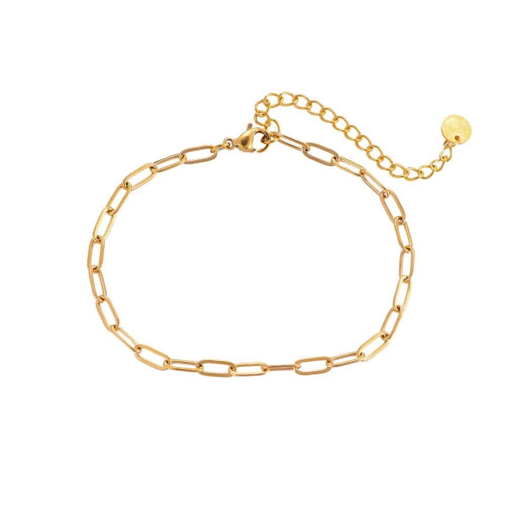 Round Chain Bracelet wn-der goud 