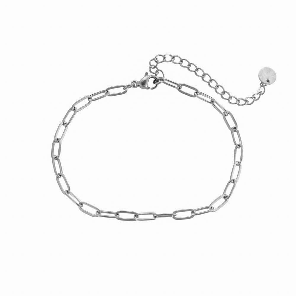 Round Chain Bracelet wn-der zilver 